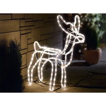 Vánoční dekorace Emahome Dekorace vánoční sob 144 LED teplá bílá