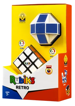 Hlavolam TM Toys Rubikova kostka sada retro had + kostka 3x3x3