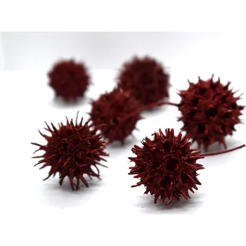 umělá květina Drydec.cz Amberbaum loose red 6ks