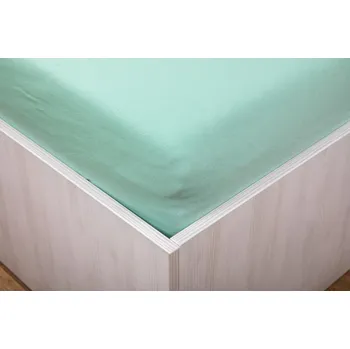 Prostěradlo Prostěradlo jersey do dětské postýlky - mintové 60x120