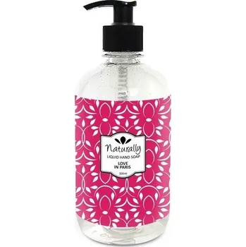 Mýdlo NATURALLY Přírodní tekuté mýdlo na ruce láska v paříži 500 ml
