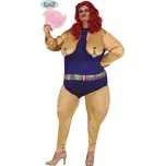 Guirca Fiestas Španělsko Tlustá LADY - kostým varianta: L 52 - 54