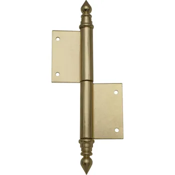 Nábytkové kování Závěs okenní UR14 100 - pravý pomosazený