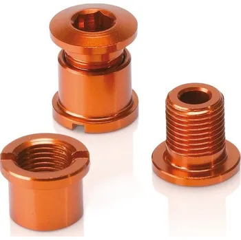 Převodník na kolo XLC CR-X01 oranžové (5 ks) (Šrouby XLC CR-X01 pro převodník 5ks Oranžové)