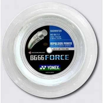 Badmintonová raketa Badmintonový výplet YONEX BG 66 FORCE (0.65 mm) 200m + poštovné zdarma