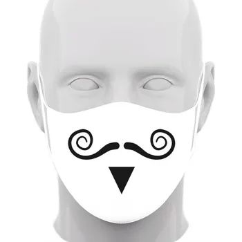 rouška Rouška s potiskem Knír - zakroucený s bradkou