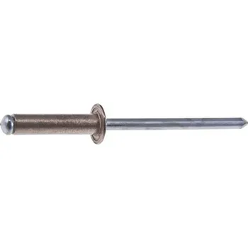 Nýt Nýt trhací plochá hlava 3,0x10 měď, trn ocel, 20ks