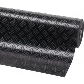 Rohožka Černá průmyslová olejivzdorná rohož Check ‘n’ Roll - 10 m x 140 x 0,3 cm