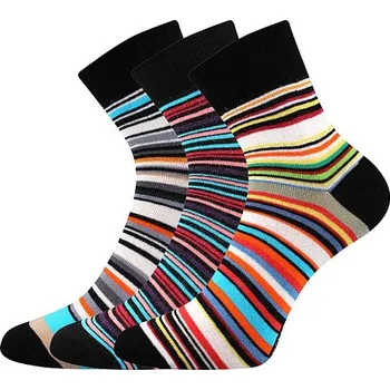 Dámské oblečení JANA dámské barevné ponožky - MIX 53 35-38 mix barev