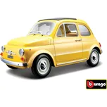 Bburago Fiat 500F 1965 1:24 žluté