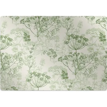 Podložka pod nábytek Podložka pod kancelářskou židli divoké byliny