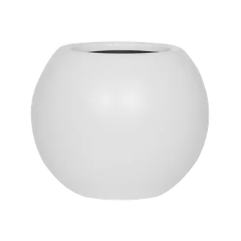 Květináč Moderní květináč Fiberstone Beth XS Mat white 25x21cm