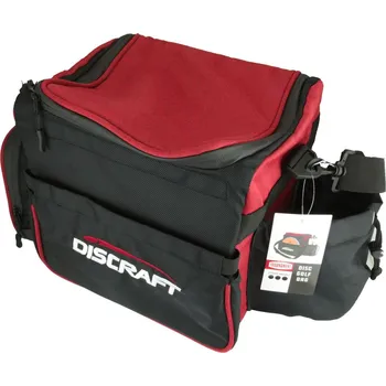 Discraft Tournament bag Černá/červená 2021 (discgolf) (Malá brašna na cca 12-17 disků)