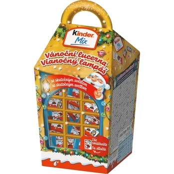 Čokoláda Kinder Mix vánoční lucerna se skutečným světlem 99 g