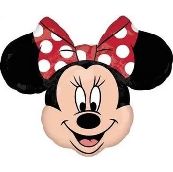 Balónek Amscan 55 cm fóliový balónek - Hlava Minnie
