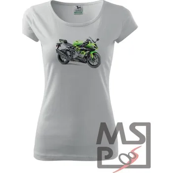 Dámské tričko Dámské Triko s moto motivem 251 Kawasaki Ninja