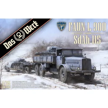Plastikový model Das Werk 1/35 Faun L900 incl. Sd.Ah.115 *new edition*