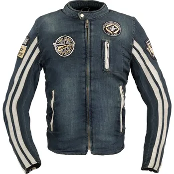 W-tec Pánská moto bunda Wildone (Velikost: 5XL, Barva: modrá)