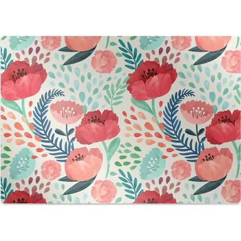 Podložka pod nábytek Podložka pod kancelářskou židli červené máky