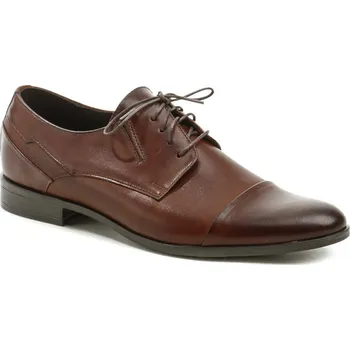 Pánské polobotky Tapi G-6922 hnědá pánská společenská obuv EUR 43