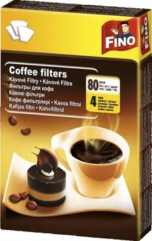 Filtr do kávovaru FINO Filtry na kávu velikost 4 80 ks