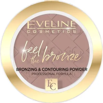 Přípravek na tvář Eveline Cosmetics Feel The Bronze bronzující a konturovací pudr odstín 01 Milky Way 4 g