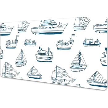 Stolní podložka Ochranná podložka na stůl Modrý lodě