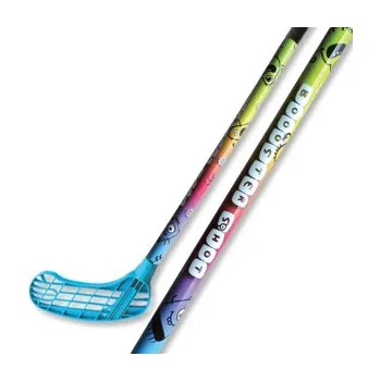 Florbalová hůl Eurostick Boooster Shot Florbalová hokejka neon mix, Levá (levá ruka dole), 95cm (=105cm)