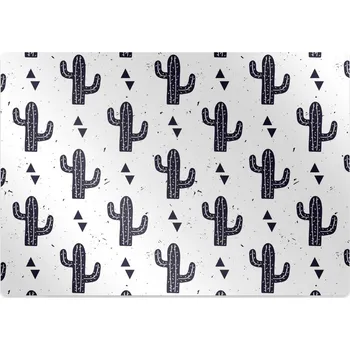 Podložka pod nábytek Podložka pod kancelářskou židli white kaktusy