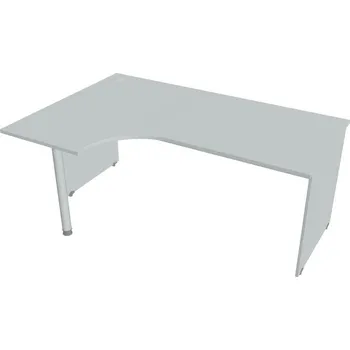 Kancelářský vozík HOBIS stůl pracovní, sestava pravá - GE 1800 60 P, šedá + doprava zdarma