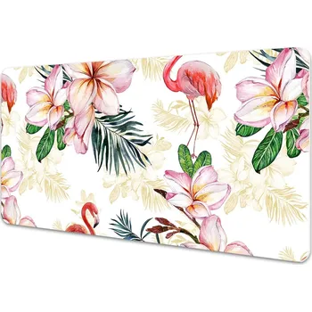 Stolní podložka Pracovní podložka na stůl Plameňáci v květech