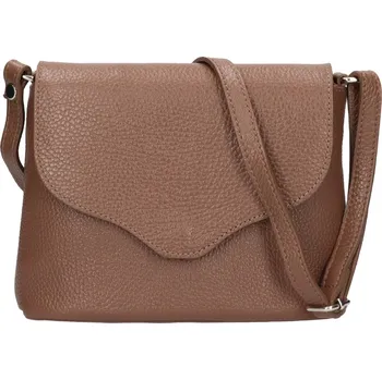 Kabelka Dámská kožená crosbody kabelka Italia Alice - hnědá