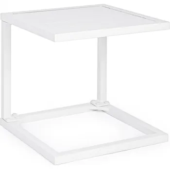 Zahradní stůl BIZZOTTO zahradní konferenční stolek HILDE bílá 0662915