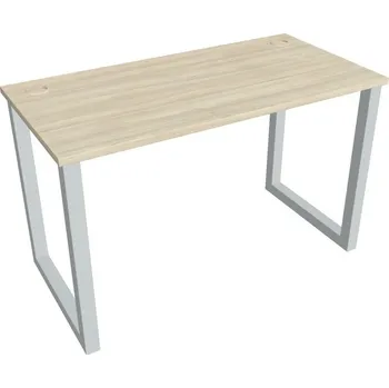 Kancelářský vozík HOBIS kancelářský stůl rovný - UE O 1200, hloubka 60 cm, akát + doprava zdarma
