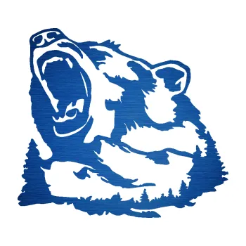 Samolepící dekorace SAMOLEPKA Krajina hory 032 levá les s medvědem (65 - škrábaný kov modrý) NA AUTO, NÁLEPKA, FÓLIE, POLEP, TUNING, VLASTNÍ TEXT, TISK, AUTOSAMOLEPKY.cz, POLEPY, OBRÁZEK, LOGO, SAMOLEPKY