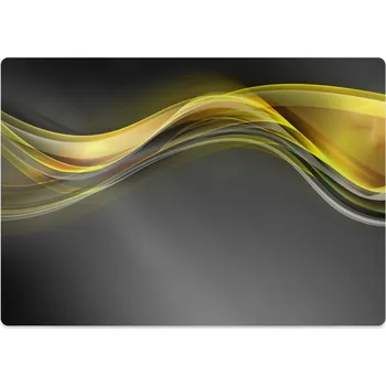 Podložka pod nábytek Ochranná podložka pod židli Abstrakce žlutý