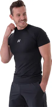 Pánské tričko Nebbia Funkční slim-fit tričko 324 černé L