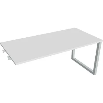 Kancelářský vozík HOBIS přídavný jednací stůl rovný - UJ O 1600 R, bílá + doprava zdarma