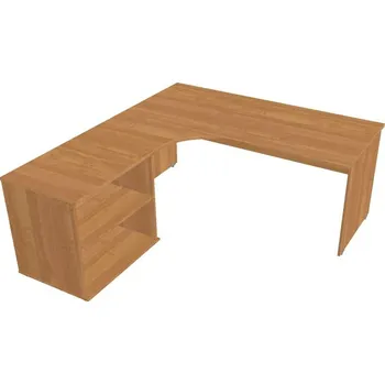 Kancelářský vozík HOBIS stůl pracovní, sestava pravá - GE 1800 60 H P, olše + doprava zdarma