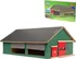 Dřevěná hračka Kids Globe Stáj pro koně s otevírací střechou