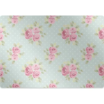 Podložka pod nábytek Ochranná podložka pod židli růžová kytice