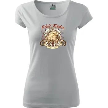 Dámské tričko Dámské Triko s moto motivem 81 Hell Rider