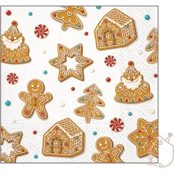 Papírový ubrousek Papírové ubrousky s perníčky tří vrstvé