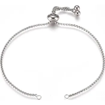 Materiál na výrobu šperku Šperky4U Ocelový řetízek na výrobu náramku, UNI délka - OK1204-ST