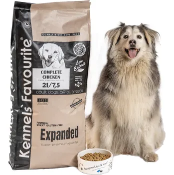 Krmivo pro psa Granule pro psy - Kennels' Favourite 21% Expanded 20 Kg granule pro starší psy nebo s obezitou