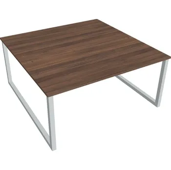 Kancelářský vozík HOBIS kancelářský stůl zdvojený - USD O 1600, ořech + doprava zdarma