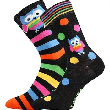 Oblečení a móda Dětské OBRÁZKOVÉ ponožky Voxx - 3 varianty dívka velikost/rozměry: 25-29, barvy a vzory Voxx: sova