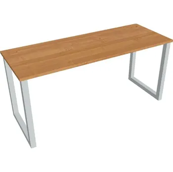 Kancelářský vozík HOBIS kancelářský stůl rovný - UE O 1600, hloubka 60 cm, olše + doprava zdarma