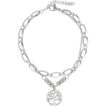 Náramek Doria Náramek STROM ŽIVOTA stříbrný z oceli G411