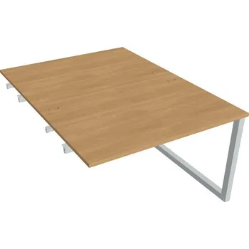 Kancelářský vozík HOBIS přídavný stůl zdvojený - USD O 1200 R, dub + doprava zdarma